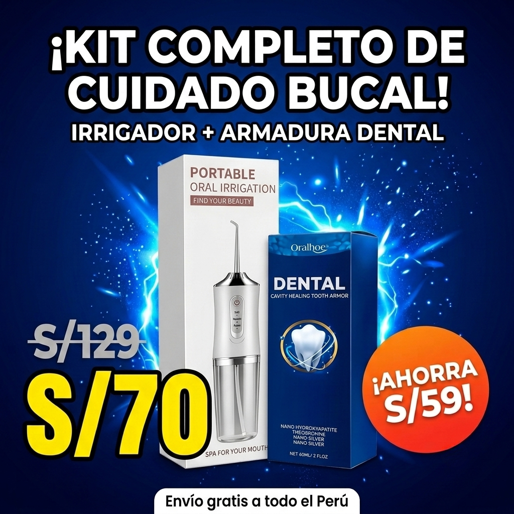 Combo Winner: Irrigador Bucal + Armadura Dental