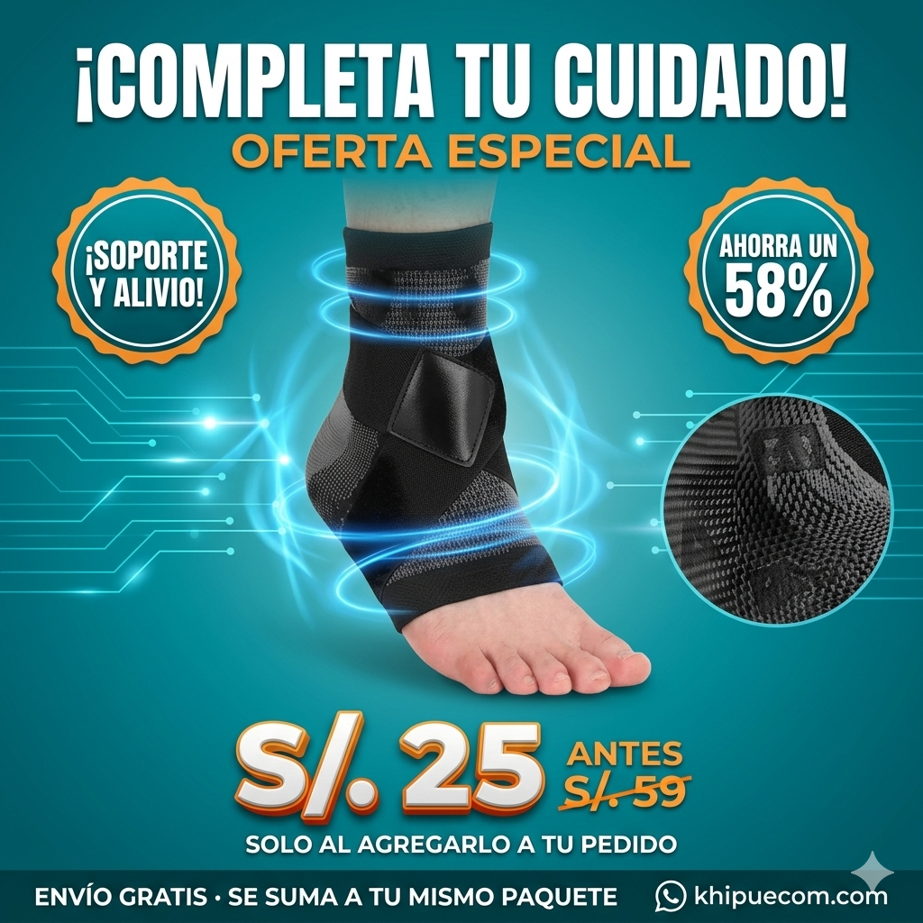 Tobillera de Compresión con Bandas Elásticas