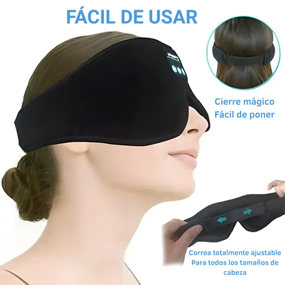 Máscara de Sueño 3D con Audio Bluetooth