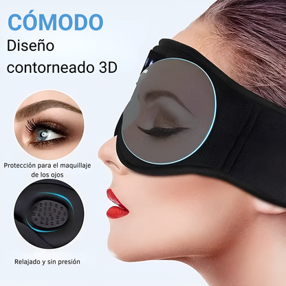 Máscara de Sueño 3D con Audio Bluetooth