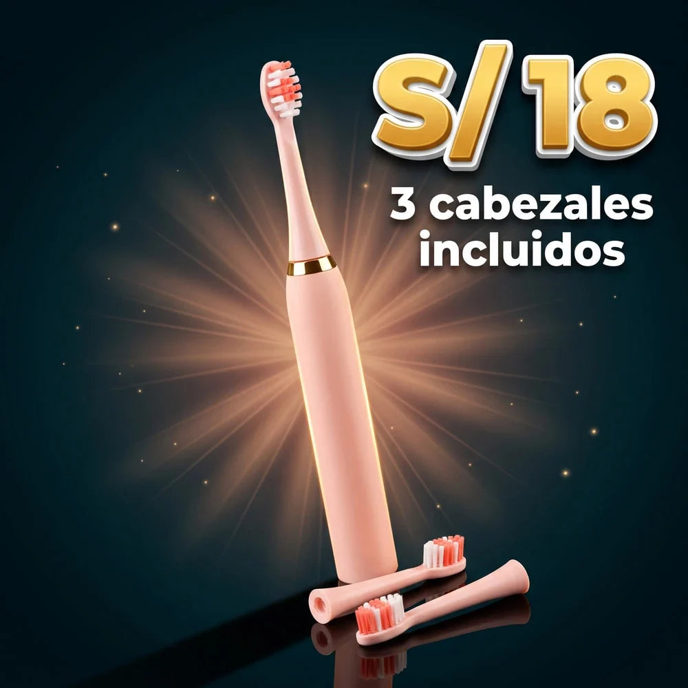 Cepillo Eléctrico + 3 Cabezales